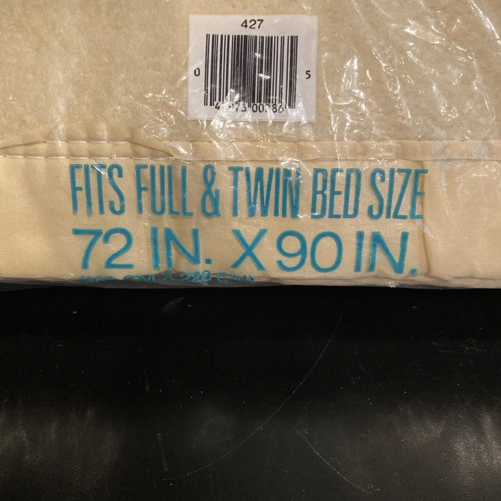 Vintage Beacon Blanket Windsor Polyester Bone 72 X 90 Fits Full‎ /Twin NOS